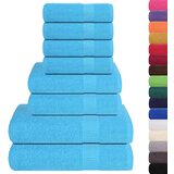  Set ručnika od 8 dijelova FROGN tirkizni 360 g/m² | Eponuda.com