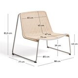 Kave Home Bež vrtni fotelj Tavari – | Shoptok.si
