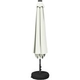  Suncobran za vrt s LED svjetlima i postoljem 230 x 230 cm | shoptok.hr