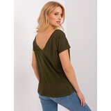 BASIC Feel Good T-shirt-RV-TS-4662.22-khaki | Shoptok.si