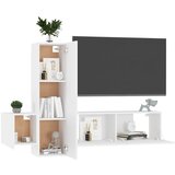  3-dijelni set TV ormarića bijeli od konstruiranog drva | shoptok.hr