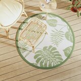 vidaXL Zunanja preproga zelena Ø120 cm PP | Shoptok.si