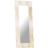 vidaXL Ogledalo bijelo 110 x 50 cm od masivnog drva manga | shoptok.hr