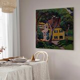  Slika - August Macke – Staudacherhaus in Tegernsee 80x80 Standard | shoptok.hr
