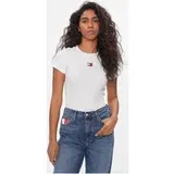 Tommy Jeans Majice & Polo majice DW0DW17881 Bela