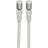 Intellinet 737296 RJ45 omrežni kabel\, Patch kabel CAT 6a S/FTP 50.00 m siva zaščita iz folije\, pletena zaščita\, brez halogena 1 kos, (20418056) | Shoptok.si