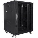 Lanberg FREE-STANDING 19 RACK CABINET 15U 600X600 BLACK | shoptok.hr