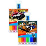 Unipap 12-delni komplet barvnih svinčnikov - Hot Wheels Cene