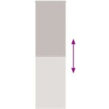 vidaXL Rolo zavjesa za tuš 60x240 cm širina tkanine 56 cm | shoptok.hr