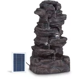 Blumfeldt Stonehenge XL, solarna fontana, osvetlitev LED, poliresin, litij-ionska baterija