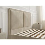 Bobochic Paris Bež oblazinjena oblazinjena zakonska postelja z letvenim dnom 160x200 cm Mara – | Shoptok.si