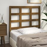  Uzglavlje za krevet boja meda 95,5x4x100 cm od masivne borovine | shoptok.hr