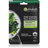 Garnier Skin Naturals Pure Charcoal Algae vlažilna maska proti nepravilnostmi 1 ks za ženske | Shoptok.si