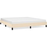 The Living Store Posteljni okvir brez vzmetnice krem 180x200 cm blago - Posteljni Okvir, (21526524) | Shoptok.si