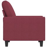  Fotelja crvena boja vina 60 cm od tkanine | Shoptok.si