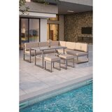 Beldano Lounge Garnitura Genf, Siva, 5-Delno | Shoptok.si