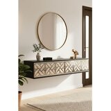 Hanah home komoda Arex 120, 120 cm, antracit / travertin / srebrna | Eponuda.com