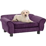 vidaXL Sofa za pse bordo 72 x 45 x 30 cm plišana | shoptok.hr