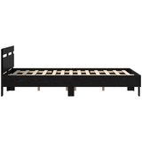  Konstrukcija postelje z vzglavjem Črna Orehovina 140 x 200 cm, (5000102526) | Shoptok.si