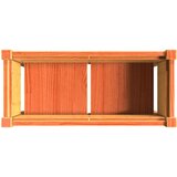  Vrtna sadilica s nogama voštano smeđa 70x31x70 cm od borovine | Eponuda.com