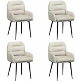 vidaXL Trpezarijske stolice 4 kom. Baršun Krem 59 x 59 5 x 90 cm - Krem 4 Cijene