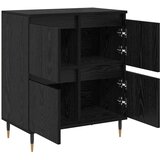  Stranske omare 3 pcs Črni hrast 180 x 35 x 70 cm | Shoptok.si