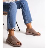 Gemre Brown platform sandals Rawia | Shoptok.si