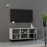 vidaXL TV ormarić s metalnim nogama siva boja betona 103,5x30x50 cm | shoptok.hr