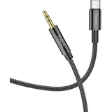 AUX Audio Jack kabel 3,5 mm na Type-C UPA19 1 m crni