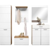 Mömax Garderobni Panel Auris, Bela, Barva Hrasta | Shoptok.si