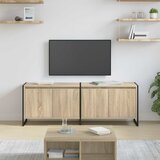 vidaXL TV ormar Sonoma 140 x 36 x 49.5 cm Konstruirano drvo | shoptok.hr