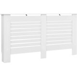  Pokrov za radijator bijeli 152 x 19 x 81,5 cm MDF | shoptok.hr