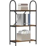  Polica Dimljeni hrast 60 x 30 x 109 cm Konstruirano drvo | Eponuda.com