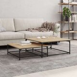 vidaXL komplet mizic 2-delni sonoma hrast inženirski les | Shoptok.si