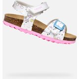 Geox White Girls Sandals Chalki - Girls | shoptok.hr
