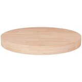  Okrugla stolna ploča Ø 50 x 4 cm netretirana masivna hrastovina | shoptok.hr