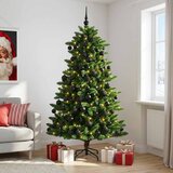  Umjetno božićno drvce s kuglicama 240 cm 300 LED lampica | shoptok.hr