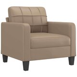 vidaXL Fotelja boja cappuccina 60 cm od umjetne kože | shoptok.hr