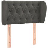 Maison Chic vzglavna omarica - nočna omarica - posteljna omarica z ušesi temno sivo 83x23x78/88 cm žamet, (21709288) Cene