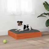  Ležišče za psa Voskast rjav 51,5 x 44 x 9 cm Masivno borovo les, (5000239214) | Shoptok.si