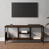 vidaXL TV ormarić boja smeđeg hrasta 100x35x45 cm od drva i željeza Cijene