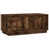 Maison Chic Klubska mizica - kavna mizica - Nizka mizica dimljeni hrast 102x50x44 cm inženirski les, (21754477) Cene