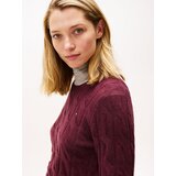 Tommy Hilfiger Pulover mornarska / rdeča / burgund / bela | Shoptok.si