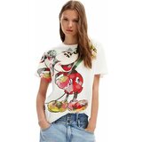 Desigual - x Mickey Mouse - Bela ženska majica Cene