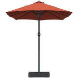  Vrtni suncobran Terakota 385 x 209 x 244 cm Poliester i čelik | shoptok.hr