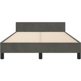  Okvir kreveta bez madraca tamnosiva 120x190 cm baršunasti | shoptok.hr