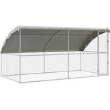  za pse 2 pcs Srebrno 4 x 2 x 2 m Pocinčani čelik | Eponuda.ba