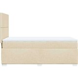  Krevet s oprugama i madracem krem 90 x 190 cm od tkanine | shoptok.hr