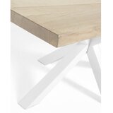 Kave Home Jedilna miza z mizno ploščo v hrastovem dekorju 90x160 cm Argo – | Shoptok.si