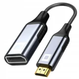 HDMI NA ADAPTER DISPLAYPORT 1.4 HDMI KABEL - DP FHD 240HZ 8K 60HZ HDR, (21748477)